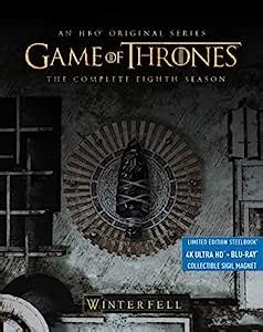 Game Of Thrones The Complete Final Season 8 Limited Edition Steelbook