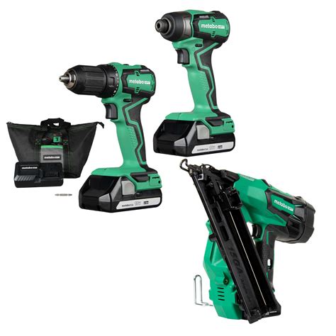 Shop Metabo HPT MultiVolt 18 Volt 2 Tool Brushless Power Tool Combo Kit