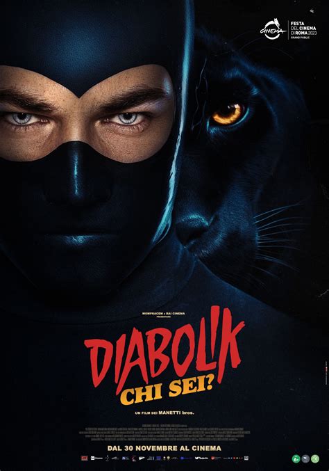 Diabolik E Una Pantera Nera Nel Suggestivo Poster Ufficiale Di Diabolik