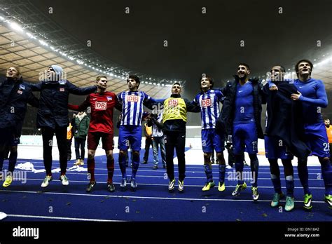 Berlin Germany 13th Dec 2013 Hertha Berlin Team Group Football