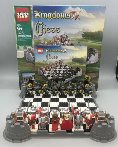 Retired Lego Kingdoms Chess Set 853373 W Box Instructions And Insert Ebay