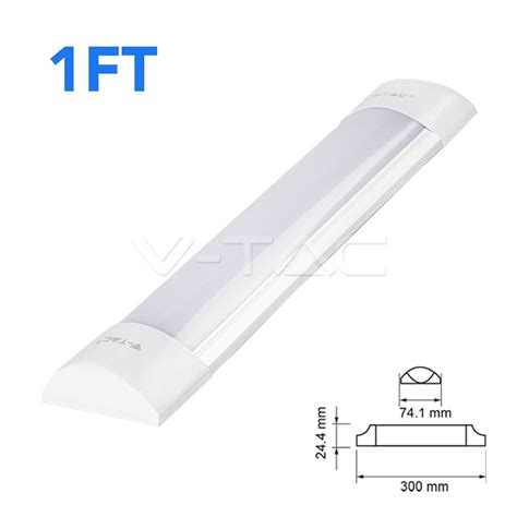 V Tac Led Batten Tube Light Slim Fitting White K Ft Ft Ft Ft