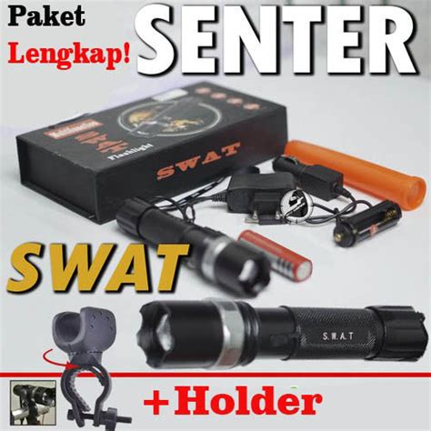 Senter Untuk Di Teleskop Senapan Angin PCP Lengkap Dengan Mounting