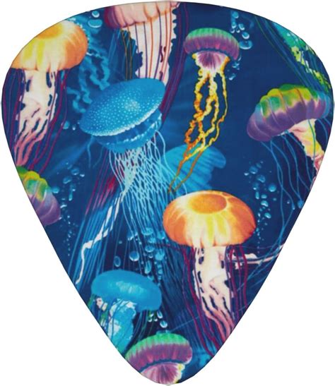 Amazon Colored Jellyfish 12pcs Player Pack Guitar Picks Box Set