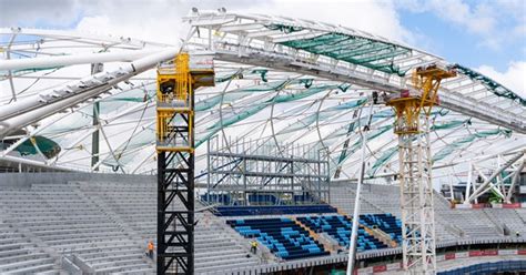 First Seats Installed at New Sydney Football Stadium | Roosters