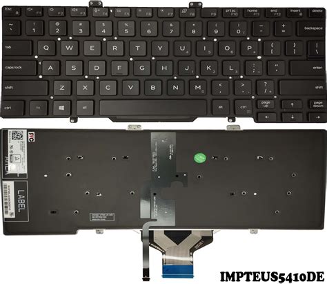 Teclado US Dell Latitude 5400 5410 5411 5401 P98G 7400 E7400 7410 3400