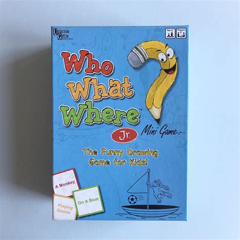 Review: Who What Where Drawing Game [AD] – The Bear & The Fox