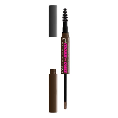 Nyx Professional Makeup Zero To Brow Longwear Brow Gel Espresso