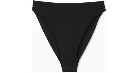 COS High Leg Bikini Briefs In Black Lyst