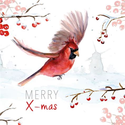 Michelle Dujardin Kerst Vogel Greetz