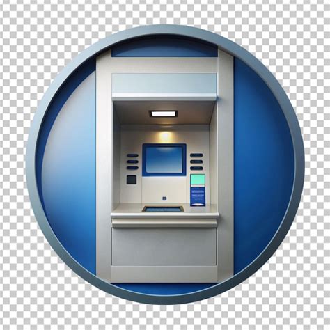 Premium PSD Atm Booth Isolated Icon