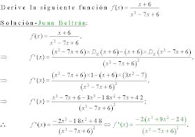 Ejemplos Resueltos De Derivadas De Un Cociente Nuevo Ejemplo