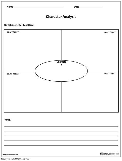 Ultimate Character Analysis Worksheet And Template Guide