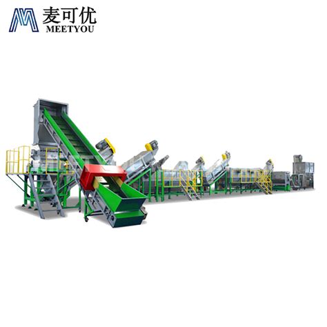 Meetyou Machinery Waste Plastic Washing Line High Quality Pp Pe Plastic