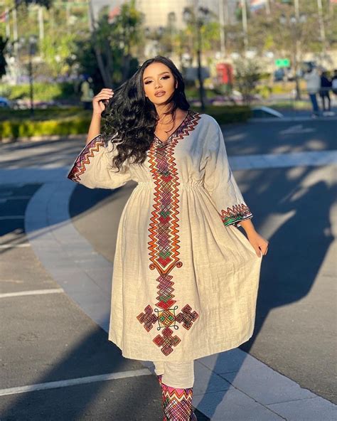 Fashionable Fetil Habesha Dress Modern Style Habesha Dress Habesha