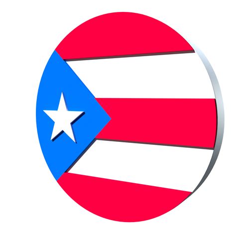 Puerto Rico Flag 3d Icon Png Transparent 8496813 Png