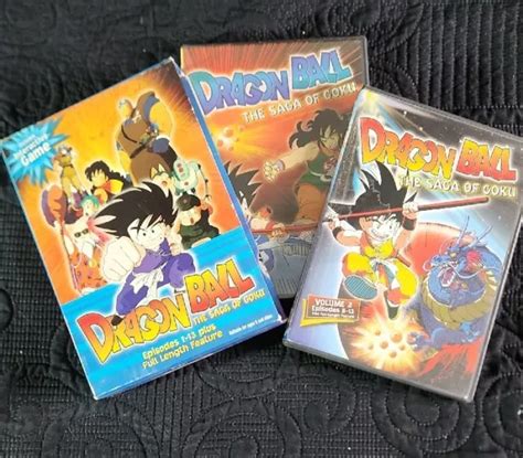 Dragon Ball The Saga Of Goku Dvd Set De Disques Pisodes