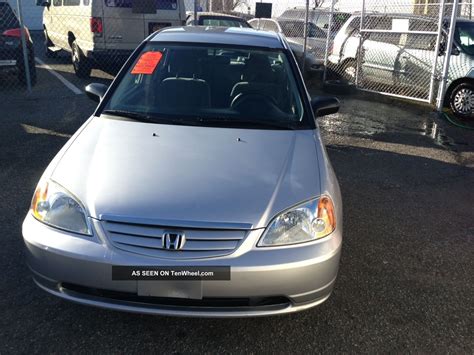 2003 Honda Civic Lx Sedan 4 Door 1 7l