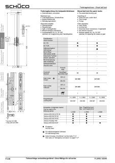 Sch Co Treibriegelschloss T Dorn F X Ra Mm Nr