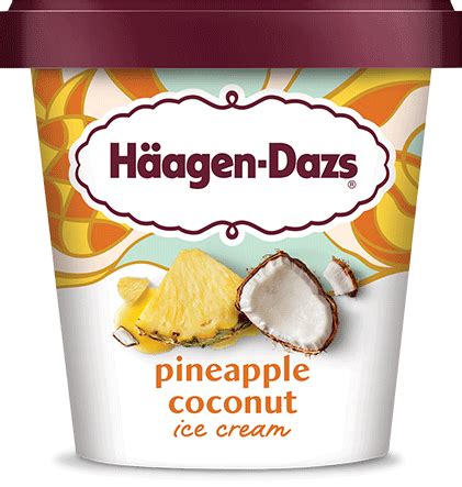 Pineapple Coconut Ice Cream H Agen Dazs