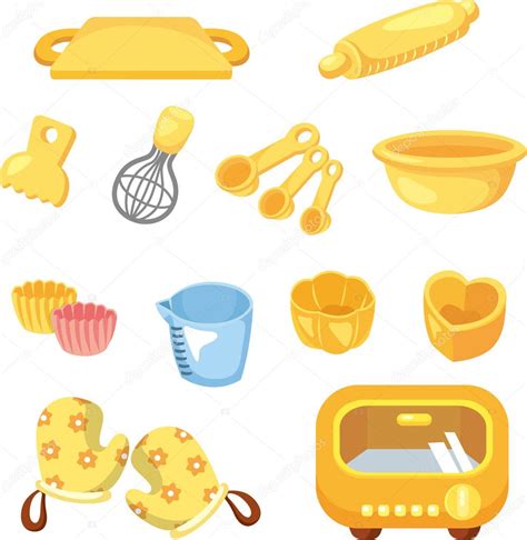 Cartoon Bake Tool Icon Stock Vector Mocoo