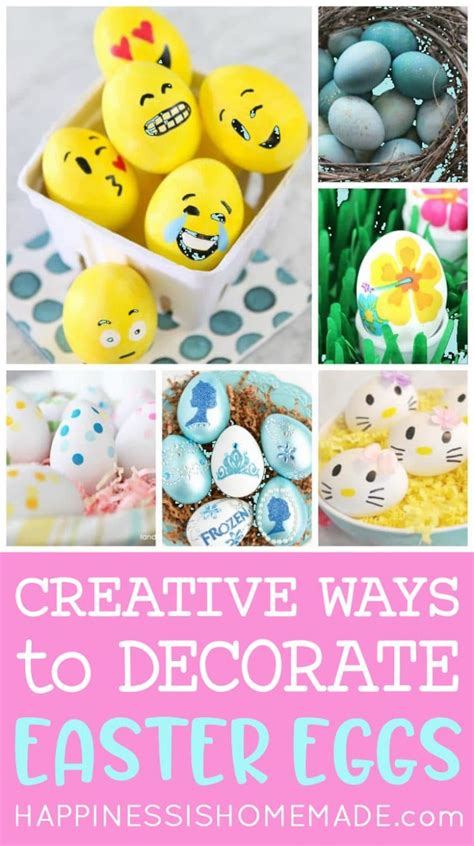 Easy Easter Egg Decorating Ideas Happiness Is Homemade