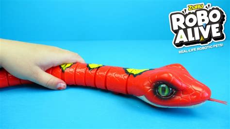 Toy Snake From Robo Alive Toy Review For Kids Youtube