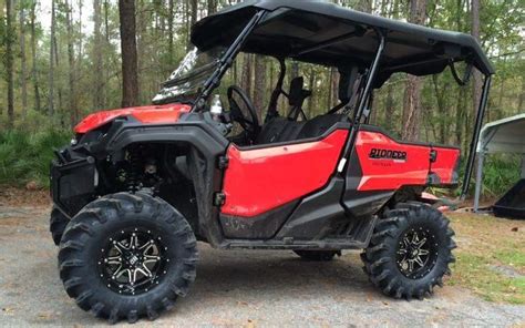 2016 Honda Pioneer 1000 5 Lifted With 30 Tires And Wheels Check Out