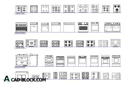 Cad Kitchen Blocks Dwg Free Cad Blocks