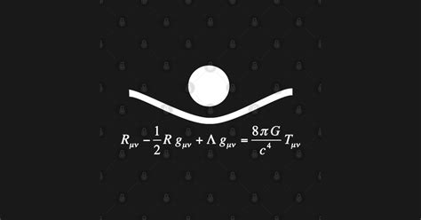 Formula of General Relativity - Physics - T-Shirt | TeePublic