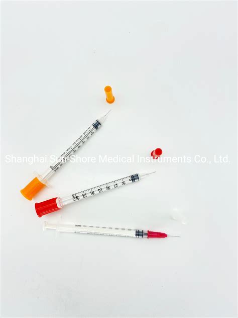 1ml Disposable Sterile Insulin Syringe Injection Syringes China