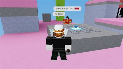 Sweating In Roblox Bedwars Youtube