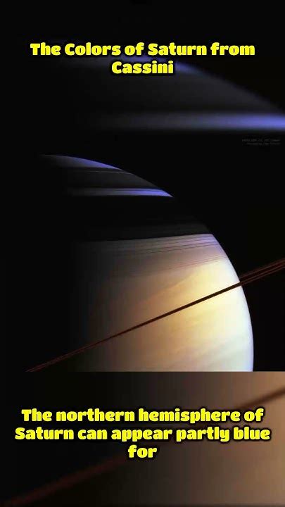 Astronomy Picture Of The Day The Colors Of Saturn From Cassini Youtube