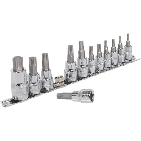 Channellock 14 In 38 In 12 In Drive 6 Point Torx Bit Socket Set