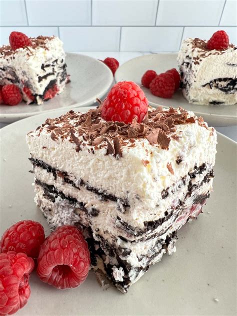 Easy And Delicious Chocolate Raspberry Icebox Cake Gittas Kitchen