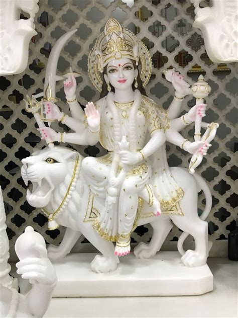 Durga Mata Marble Murti Statue At Rs 41000 Asha Singh Colony Alwar