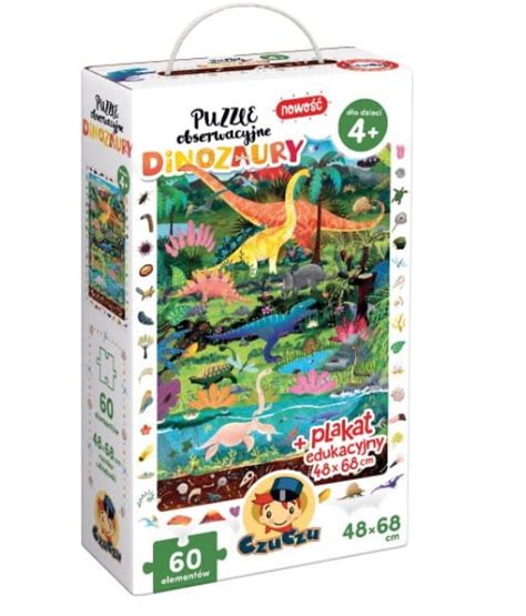 Puzzle Obserwacyjne Dinozaury