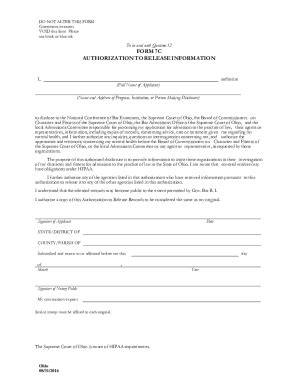 Fillable Online Form 7b Authorization To Release Medical Information