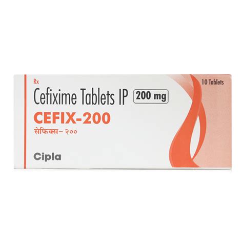 Cefix 200mg Tablet 10s Price Uses Side Effects Netmeds