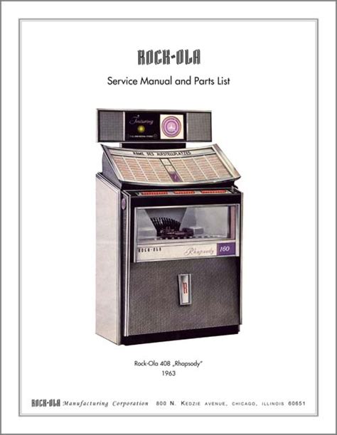 Stamann Musikboxen Jukebox World Service Manual 408 English