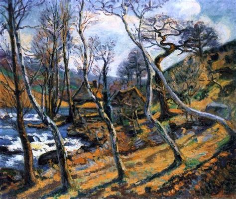 Moulin Bouchardon Crozant By Armand Guillaumin Canvas Art Print