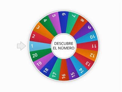 Ruleta Del Al Recursos Did Cticos Number Spinner Teaching