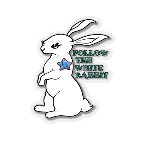 Follow the White Rabbit - Etsy