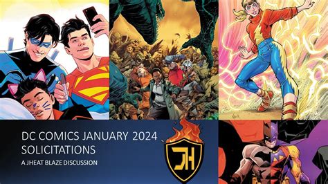 Dc Comics January Solicitations A Jheat Blaze Discussion Youtube