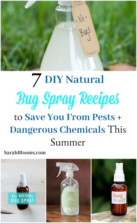 7 DIY Bug Sprays Pin 2 - Sarah Blooms