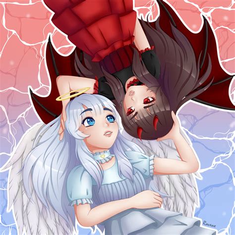 angel  devil  roveox  deviantart