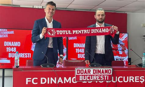 Dinamo Are Oficial Un Nou Antrenor Ovidiu Burc C Inii Anun