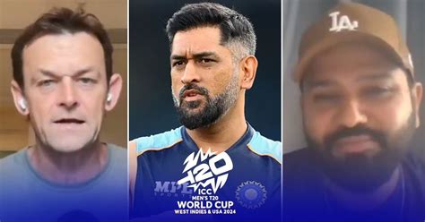 Ms Dhoni And Dinesh Karthik To Feature In T20 World Cup 2024 Rohit