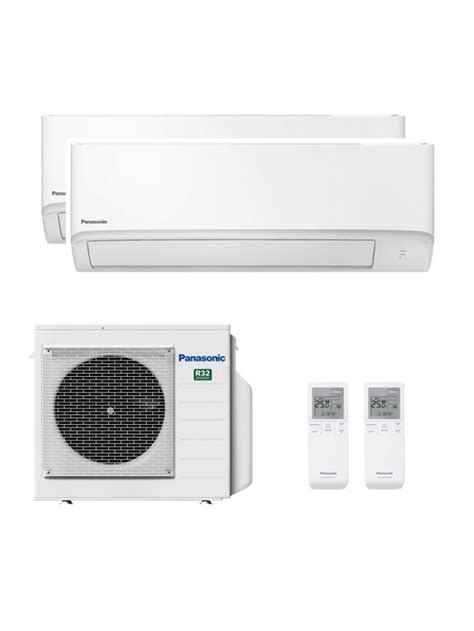 Panasonic Multi Split Klimaanlage CU 3TZ52TBE 2 X CS TZ35ZKEW