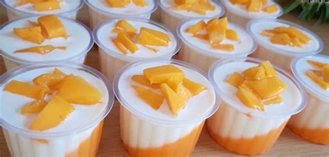 Enak Dan Lembut Di Mulut Ini Cara Membuat Silky Puding Mangga